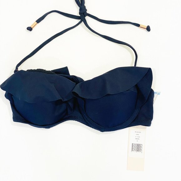 Eberjey moonlit blue padded cup bikini top - Picture 2 of 9